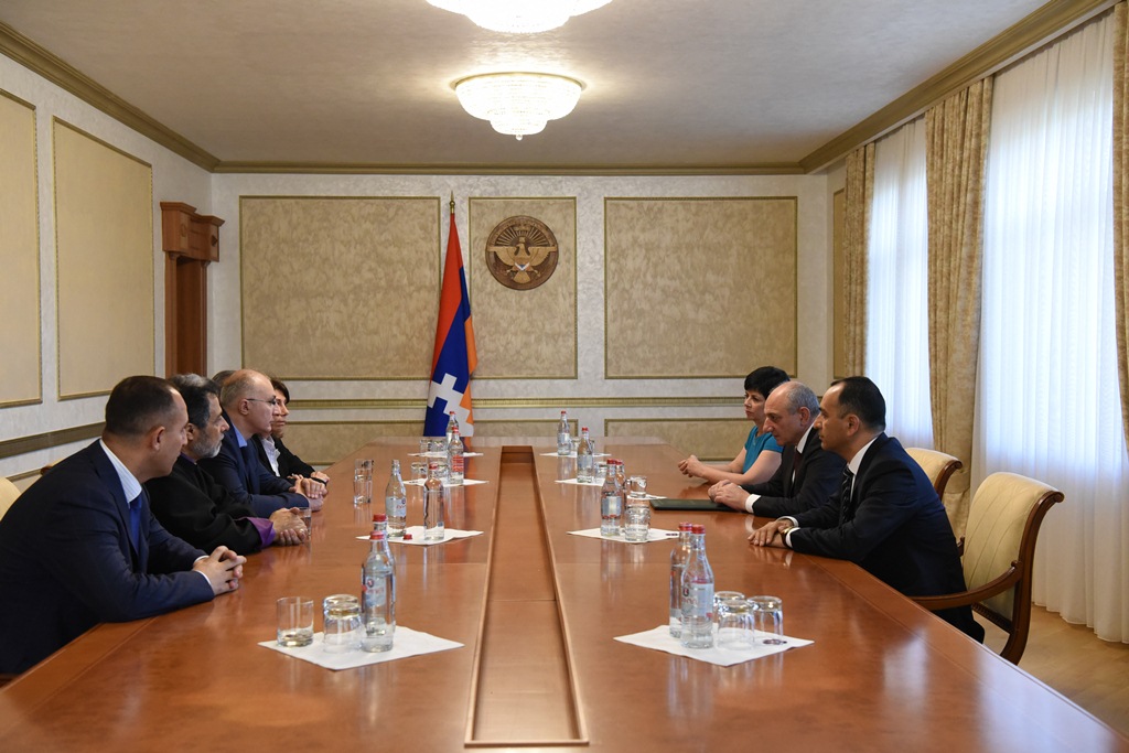 Bako Sahakyan received the delegation of the “Hayastan” All-Armenian Fund