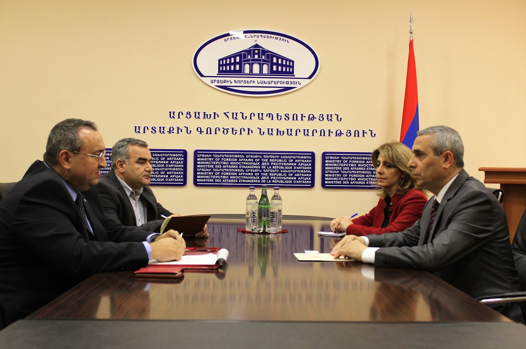 Foreign Minister of the Republic of Artsakh Received the Newly Appointed Head of the ICRC Mission