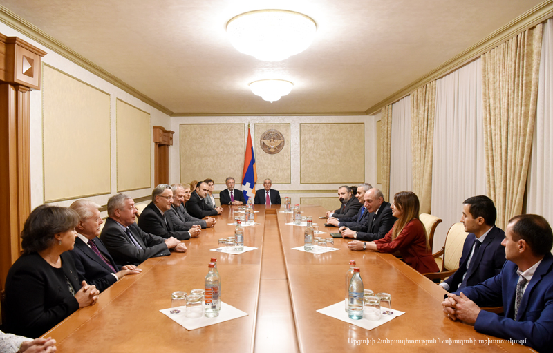 Bako Sahakyan received the delegation of French Arnouville town