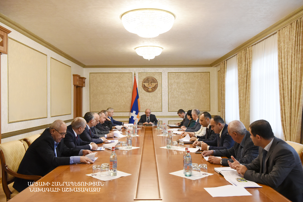 Bako Sahakyan convened a working consultation with chairs of the National Assembly’s standing commissions