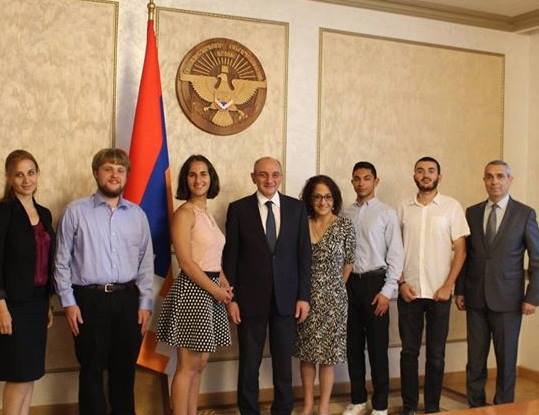 Artsakh President Praises Armenian Assembly’s Summer Internship Program in Armenia