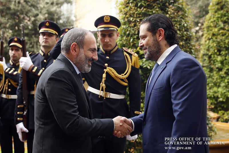 Nikol Pashinyan, Saad Hariri discuss prospects of bilateral relations between Armenia and Lebanon