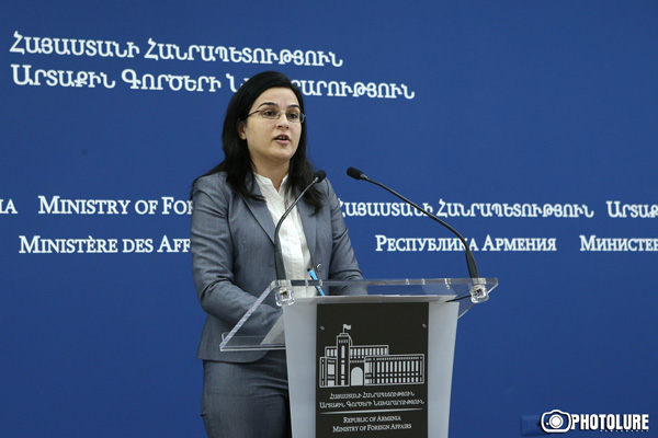 Spokeperson of Armenian FM: Pre-conditions are not going to affect our positions in the negotiations