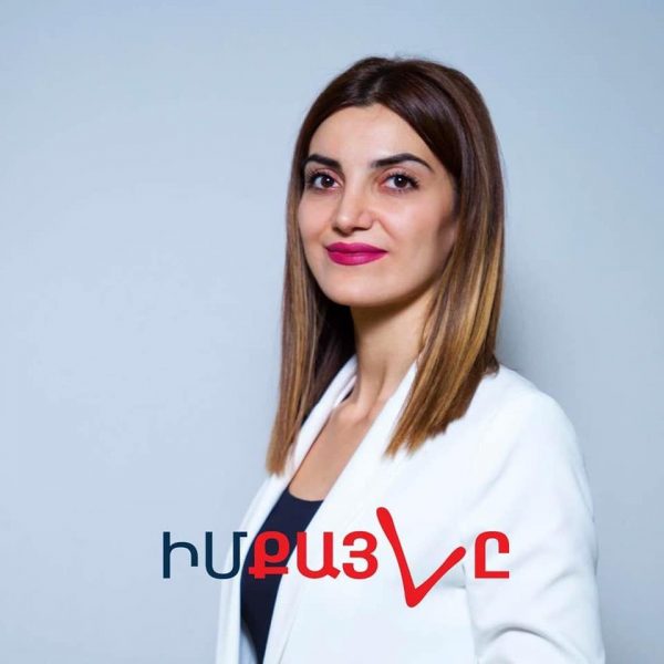 Diana Gasparyan is new Mayor of Ejmiatsin