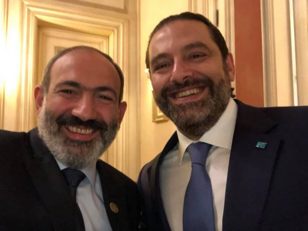 ‘The Lebanese Prime Minister also loves taking selfies’: Nikol Pashinyan