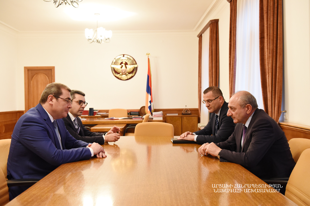 Bako Sahakyan received chairman of State Revenue Committee of the Republic of Armenia