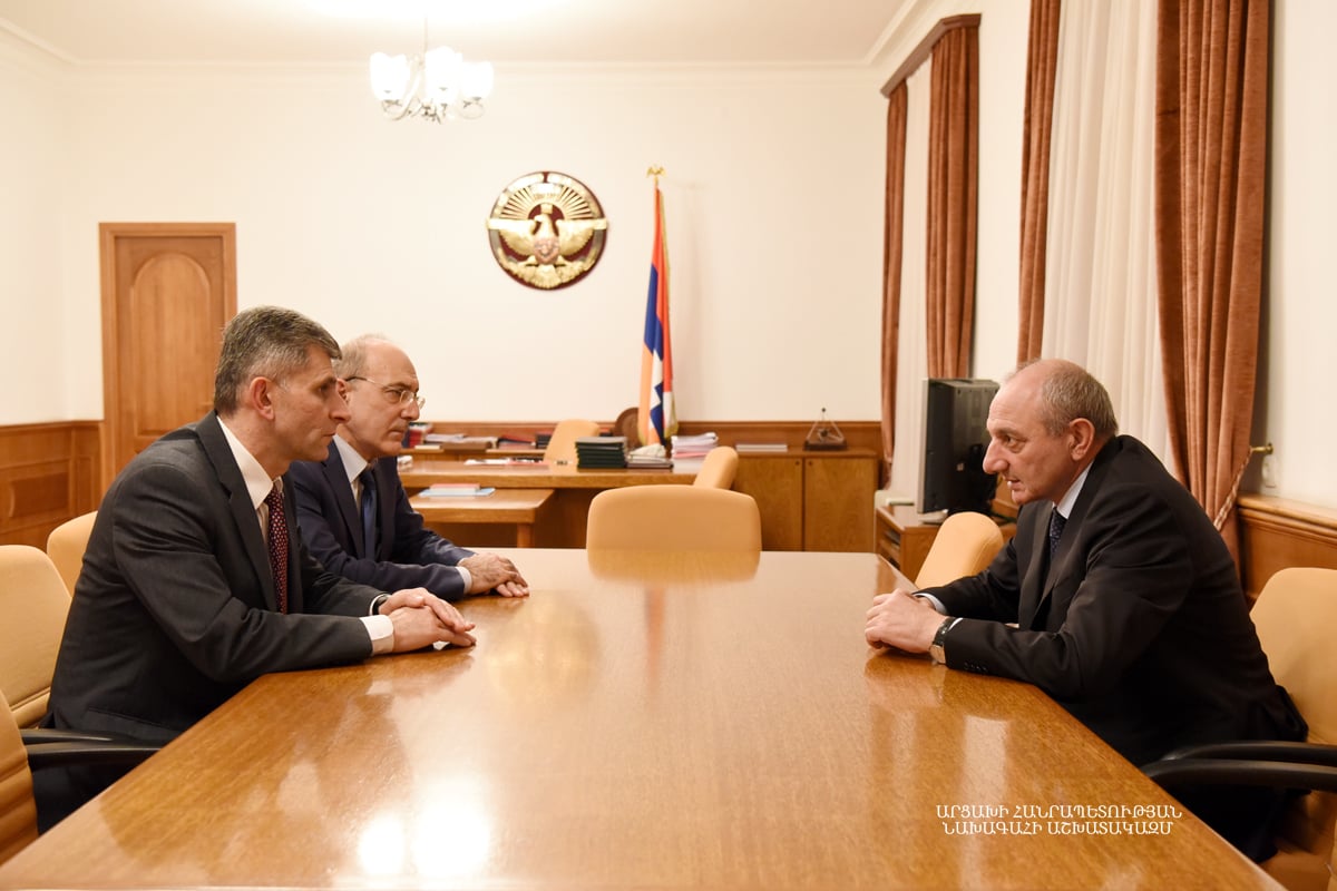 Bako Sahakyan received vice-chairman of the Artsakh Republic National Assembly
