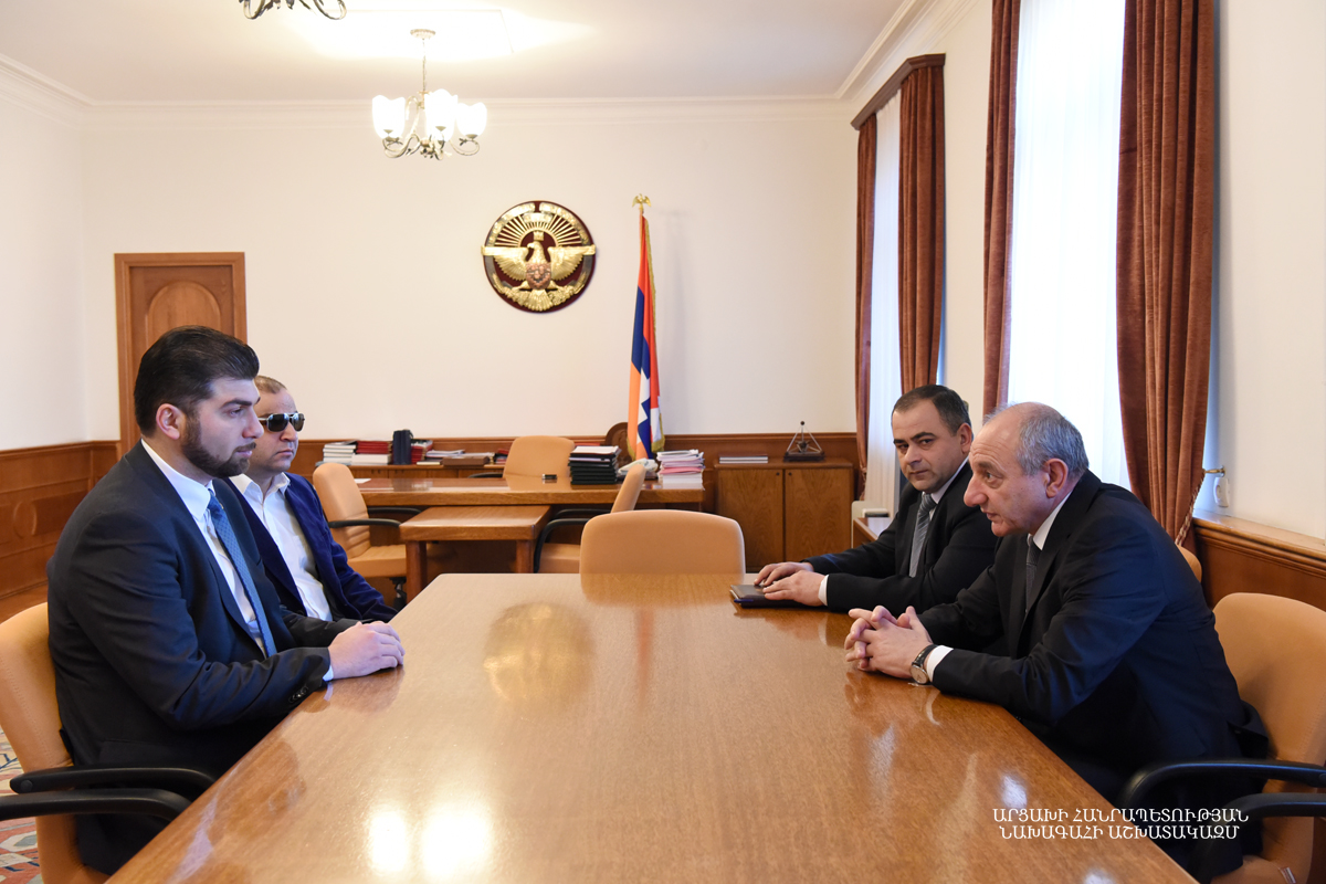 Bako Sahakyan received head of the State Control Service of the Republic of Armenia