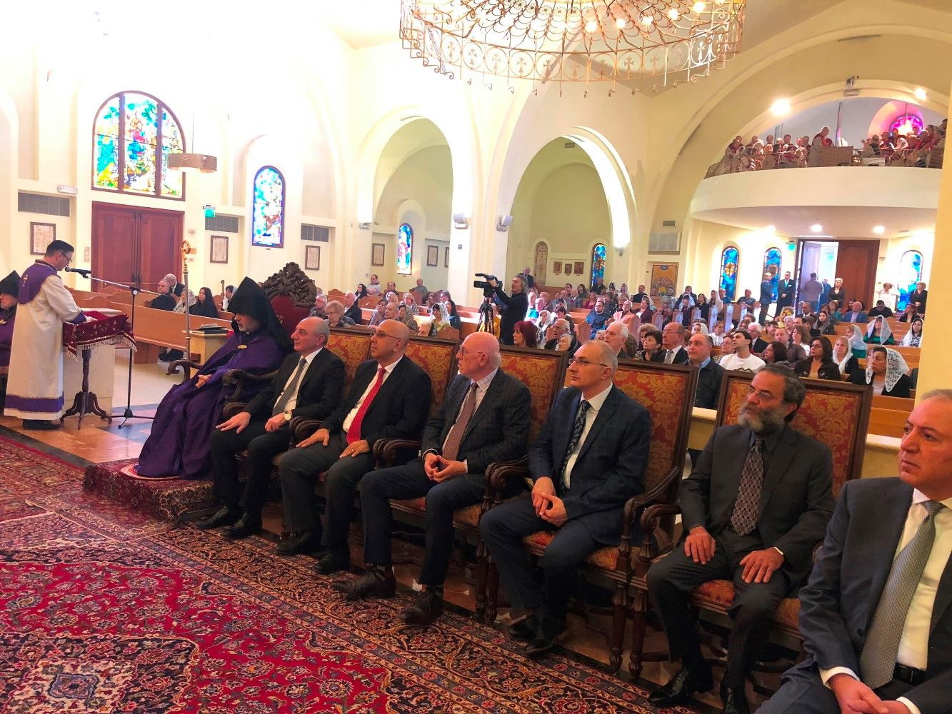 Bako Sahakyan visited Western Diocese of the Armenian Apostolic Church of North America