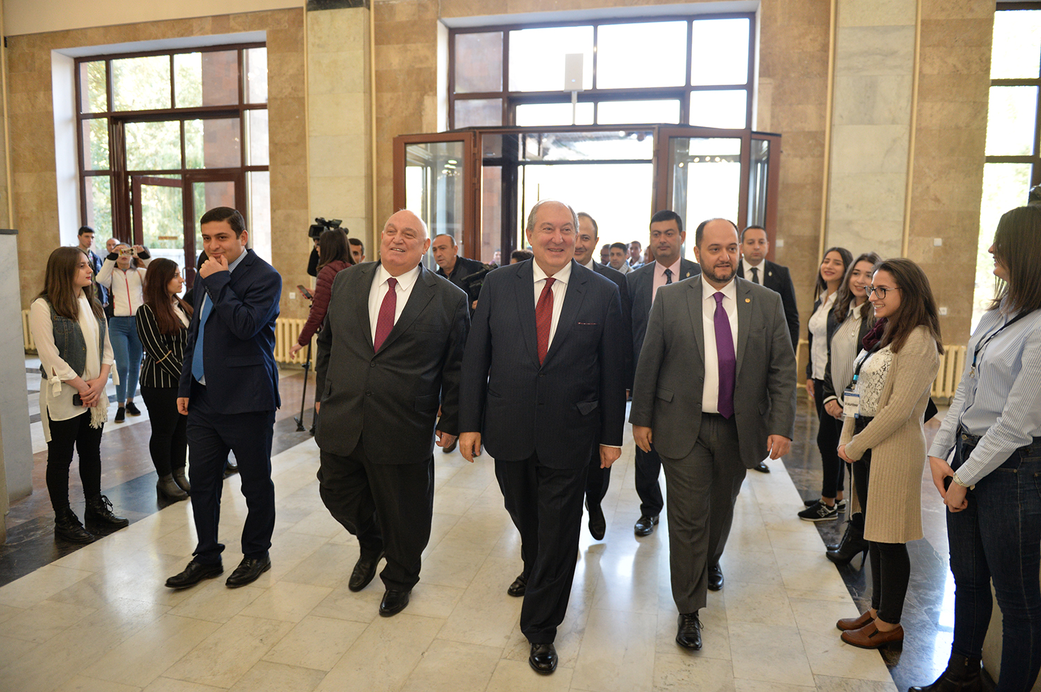 ‘Glorious 50 years, excellent results and, I believe, a bright future,’ President Sarkissian participated at the session dedicated to the 50th anniversary of the Department of Oriental Studies of the YSU