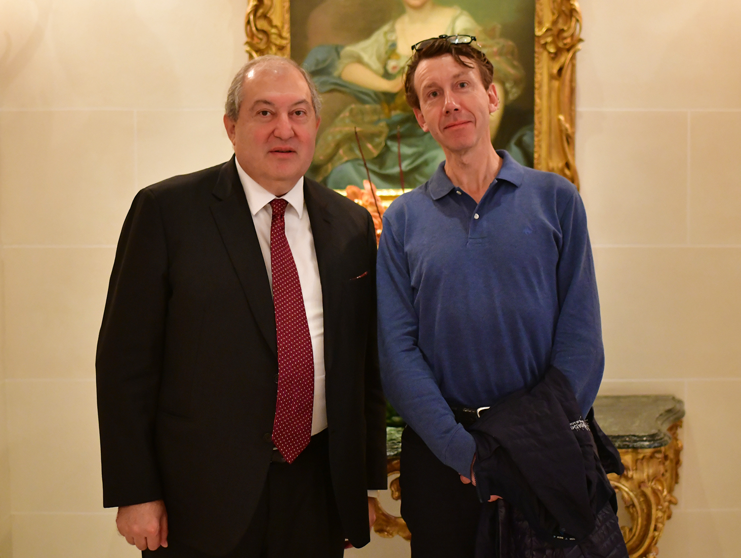 President Armen Sarkissian met with the Managing Partner of the Summit of Minds Thierry Malleret