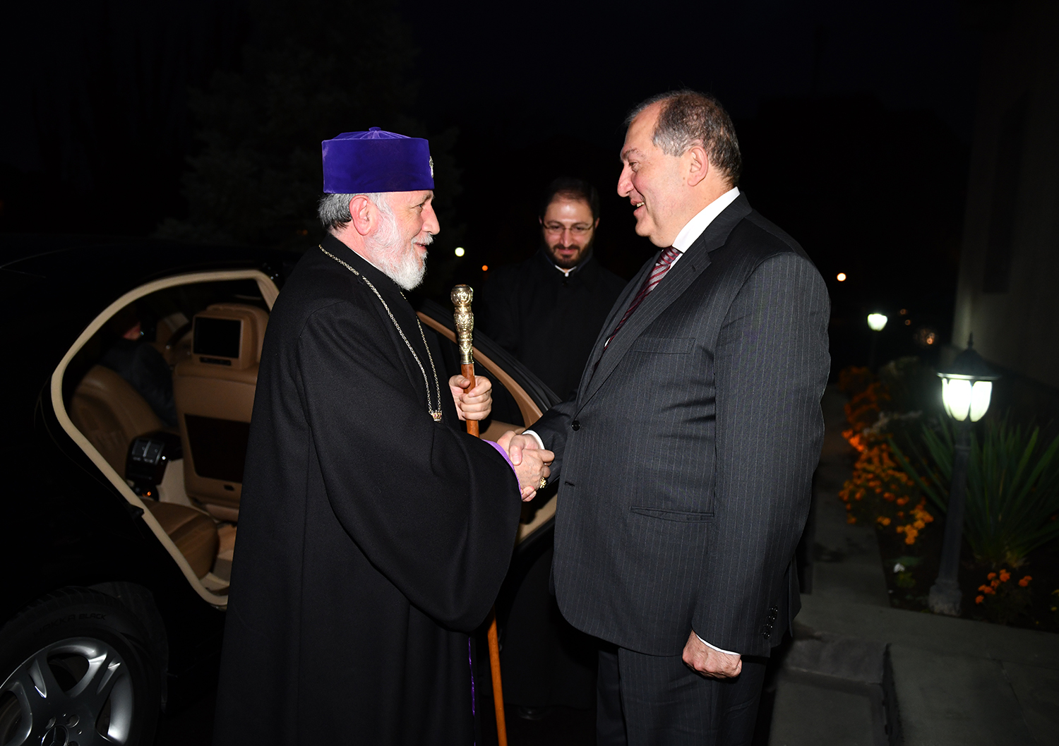 President Armen Sarkissian hosted His Holiness Supreme Patriarch and Catholicos of All Armenians Garegin II