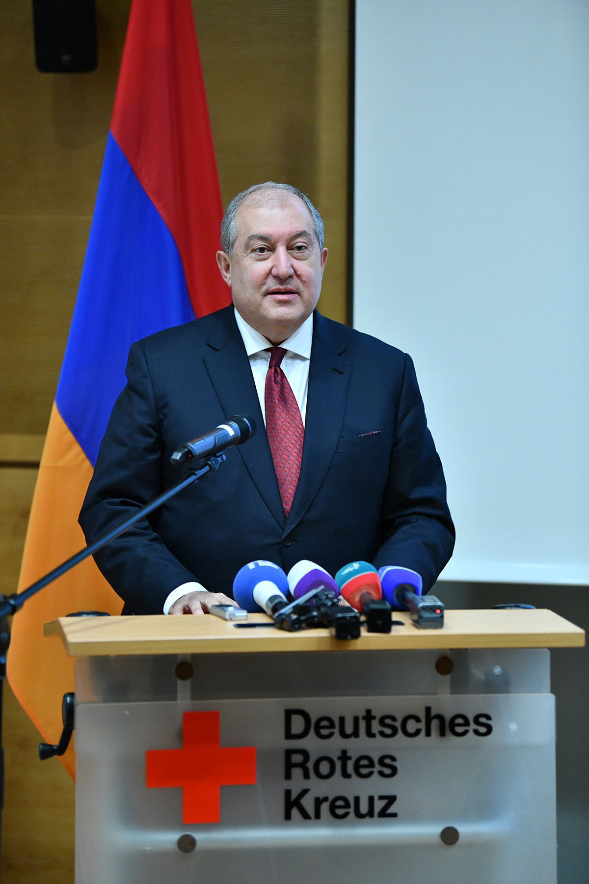 President Sarkissian visited the German Red Cross: I am here to convey words of gratitude on behalf of the Armenian people