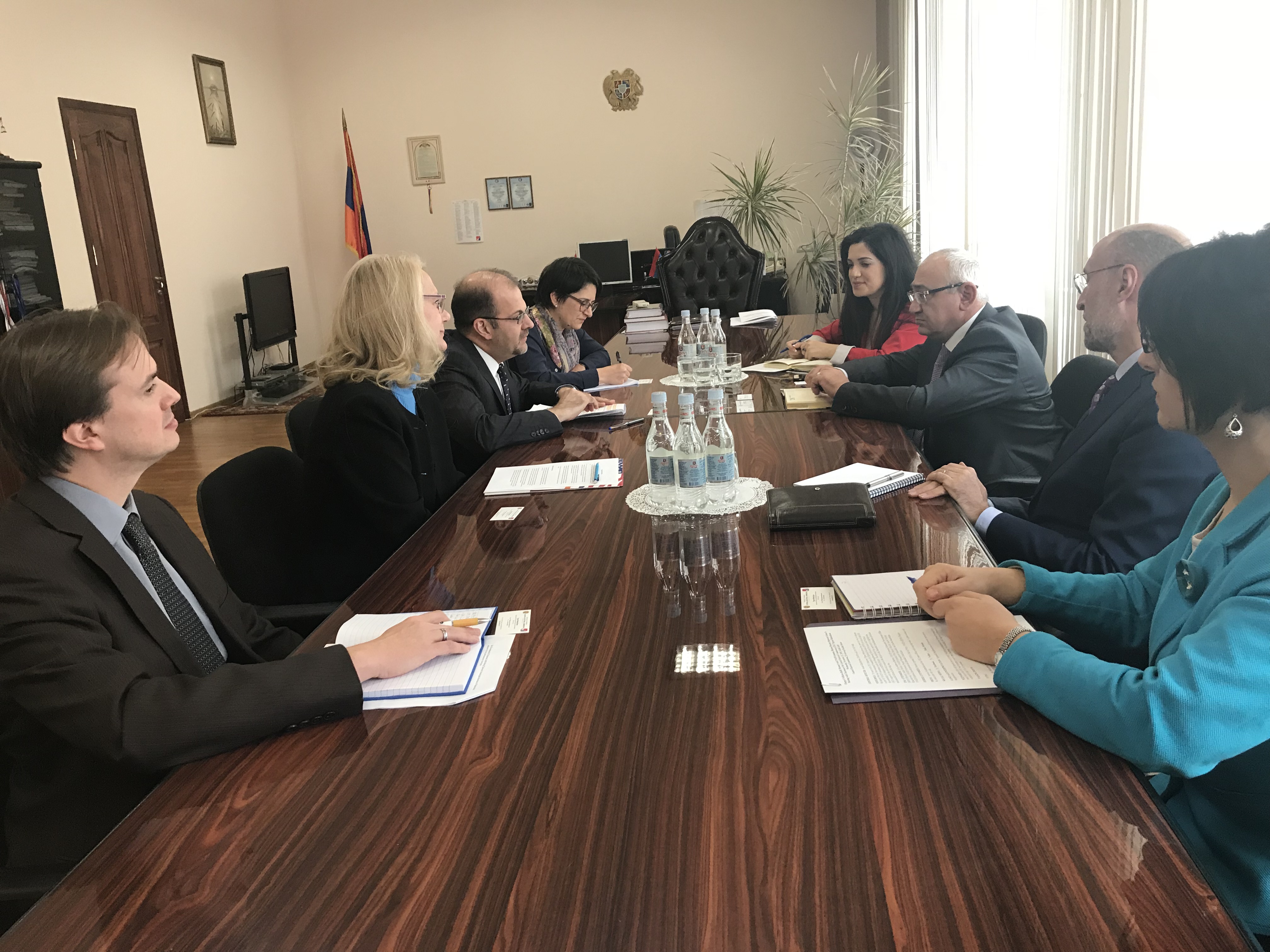 U.S. Embassy Officials Discuss Elections Assistance with Armenia’s Central Electoral Commission