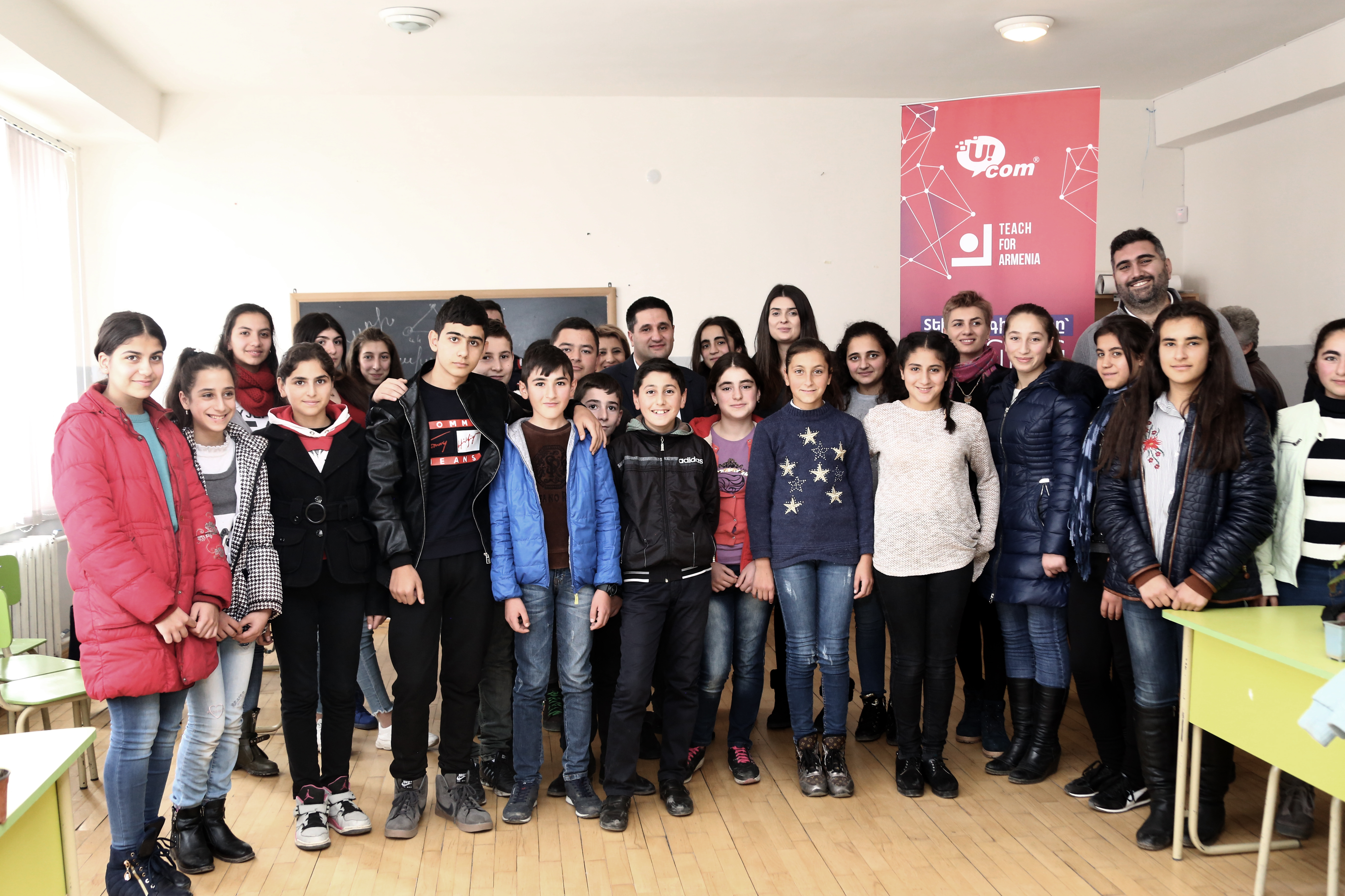Ucom’s Co-Founder and Director General Conducted an Open Lecture for “Armath” Lab and “Teach for Armenia” Students in Kosh