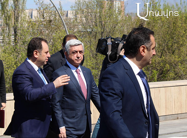 ‘Serzh Sargsyan in meetings all day’: Karine Achemyan