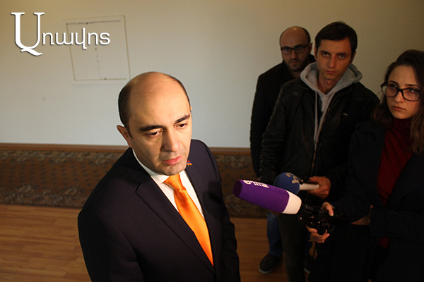 Bright Armenia has legitimate right to be second force in new parliament’: Edmon Marukyan