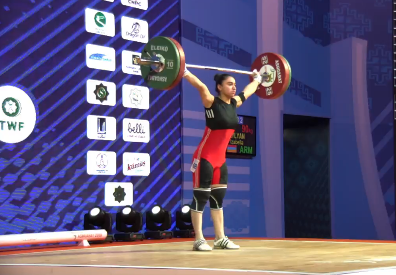 Isabella Yaylyan won 9th place in weightlifting World Championships