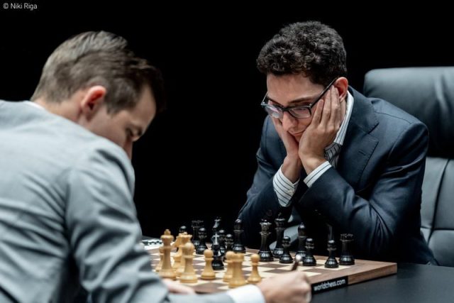 World record in draw during Carlsen-Caruana match