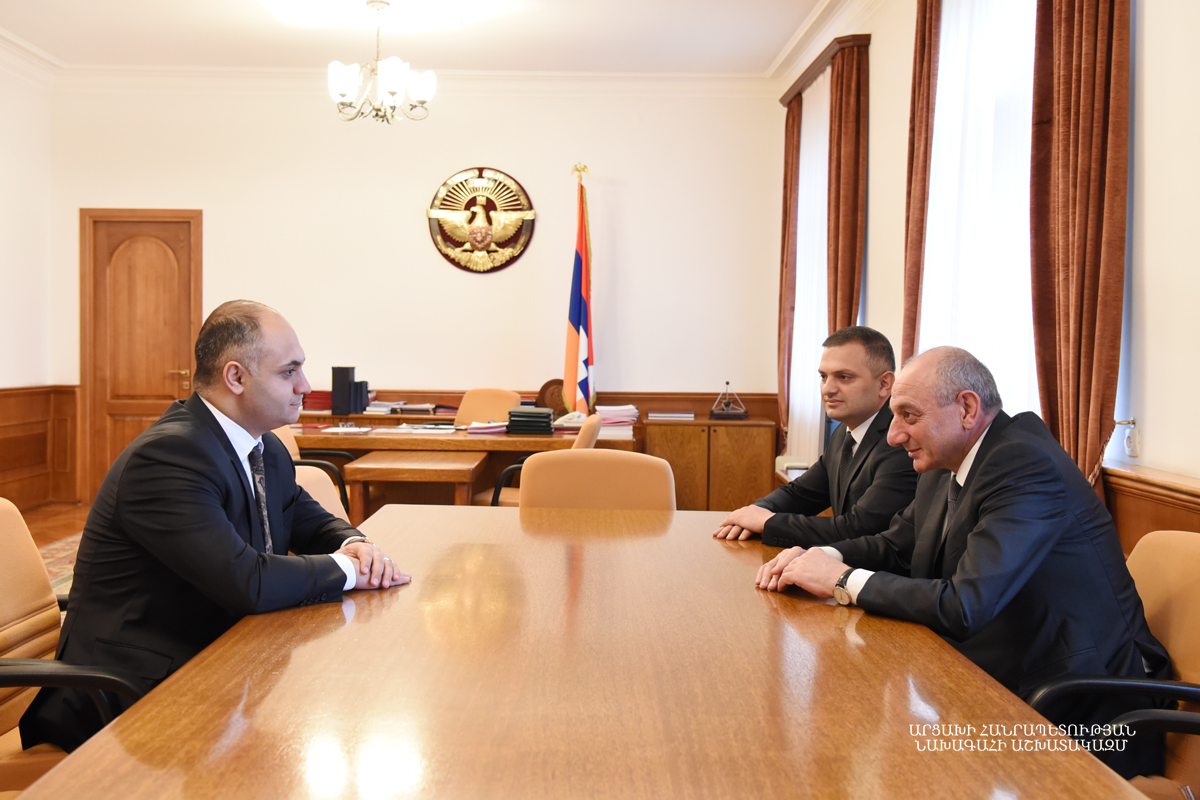 Bako Sahakyan received acting minister of agriculture of Armenia