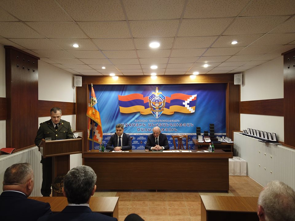 Bako Sahakyan partook at a solemn event on occasion of professional holiday of National Security Serviceman
