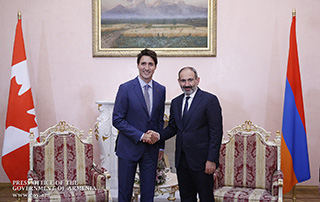 Nikol Pashinyan holds phone conversation with Justin Trudeau
