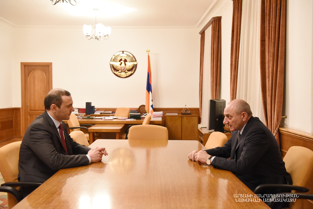 Bako Sahakyan received secretary of  Armenia’s Security Council