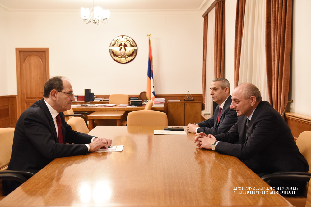 Bako Sahakyan received Armenian deputy foreign minister