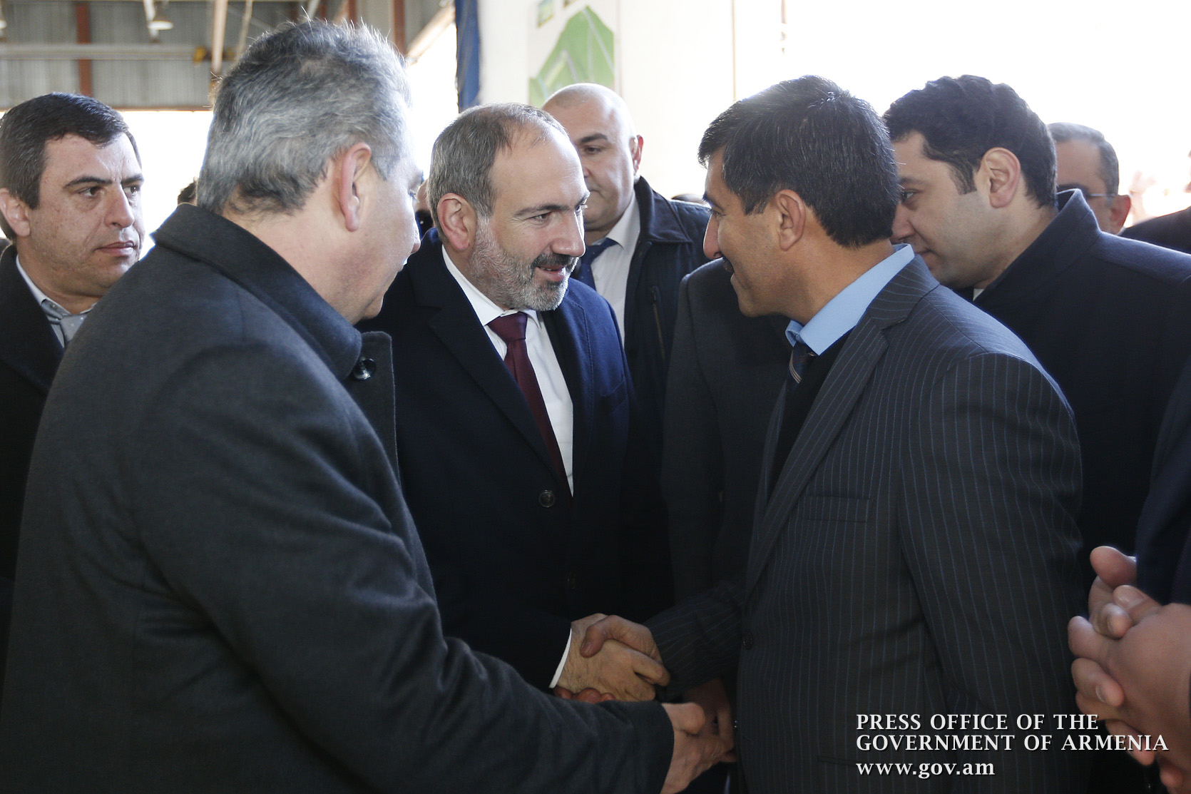 Nikol Pashinyan attends launch of composite gas cylinders manufacturing plant in Vanadzor
