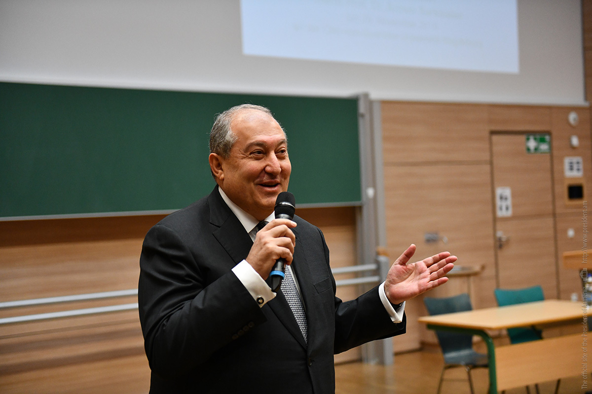 Armen Sarkissian: Use your time to learn new things every day