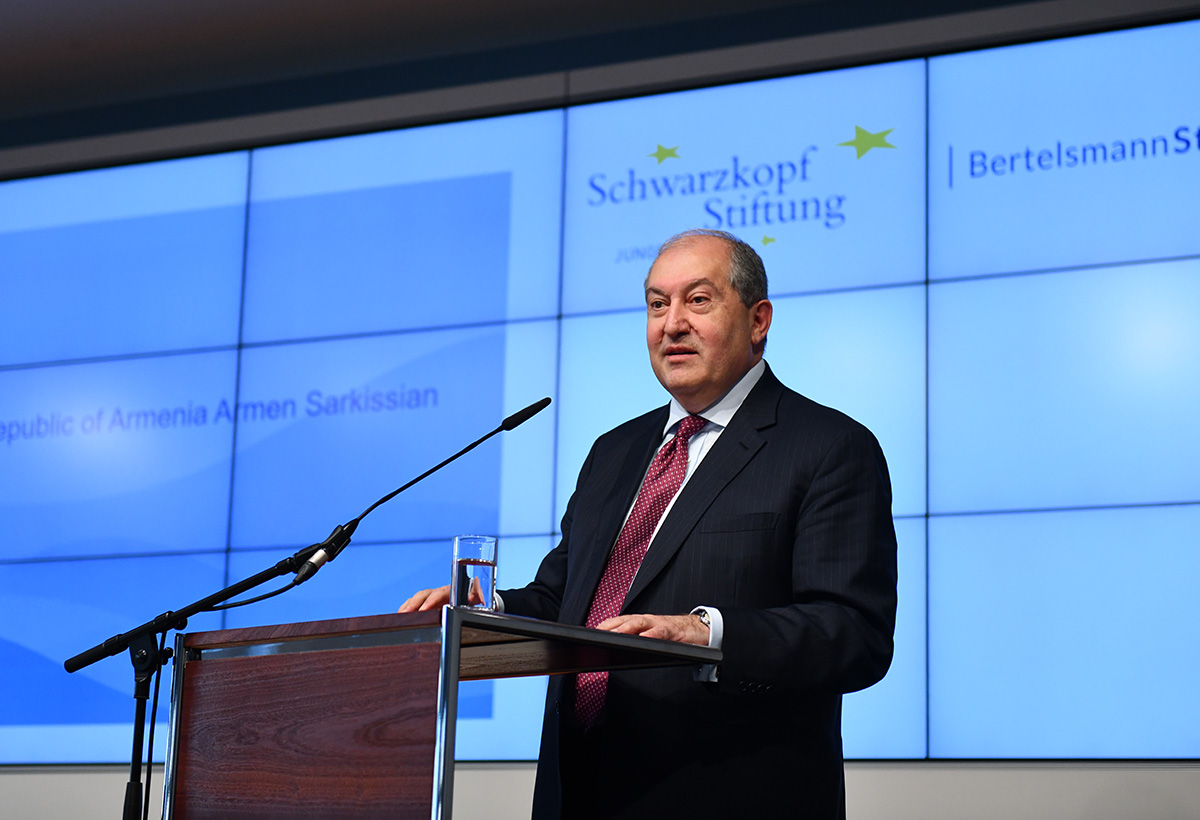 President Sarkissian: 21st century is Armenia’s time – Armenia is in the right place, at the right time and has a right model