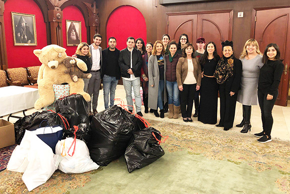 Over 200 Items Collected for Armenian Professionals Holiday Drive