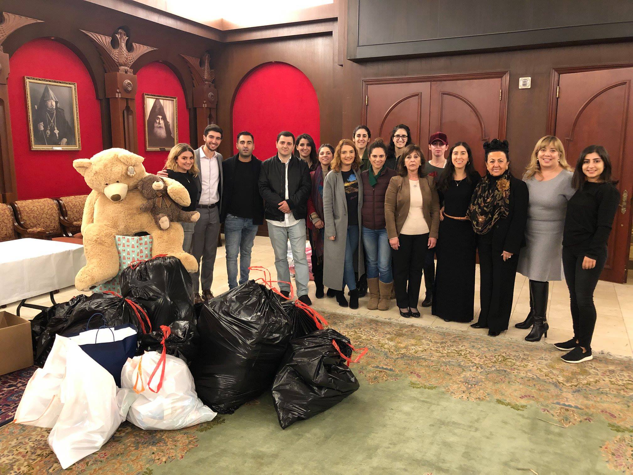 Over 200 Items Collected for Armenian Professionals Holiday Drive