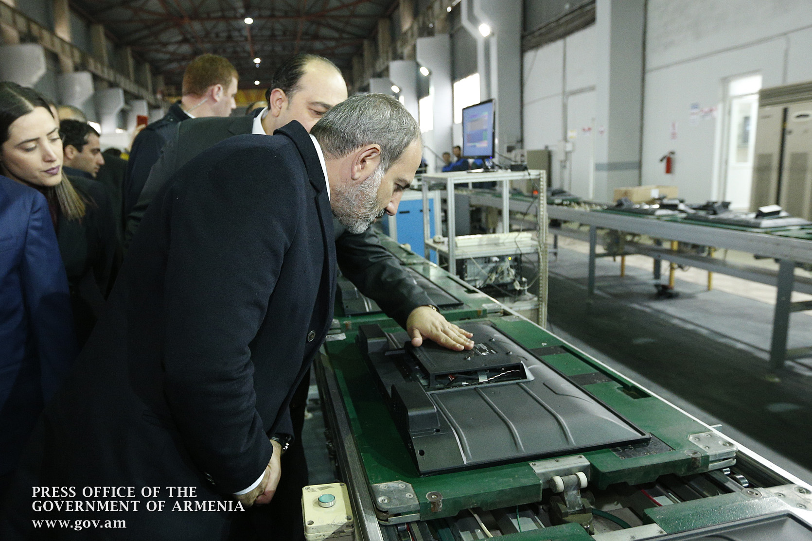 Nikol Pashinyan attends opening of household appliances manufacturing plant
