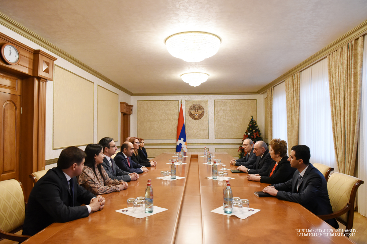 Bako Sahakyan received delegation of the Bright Armenia Party
