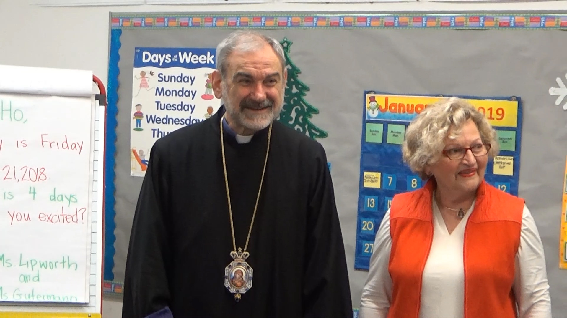 Newly Elected Archbishop Visits Watertown Armenian Schools