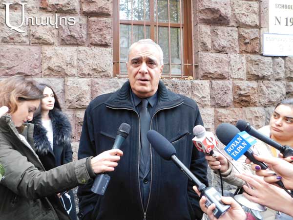 ‘These are most shameful elections in history of Armenia’: David Shahnazaryan
