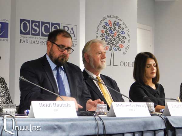 International observers’ remarks to Armenian authorities