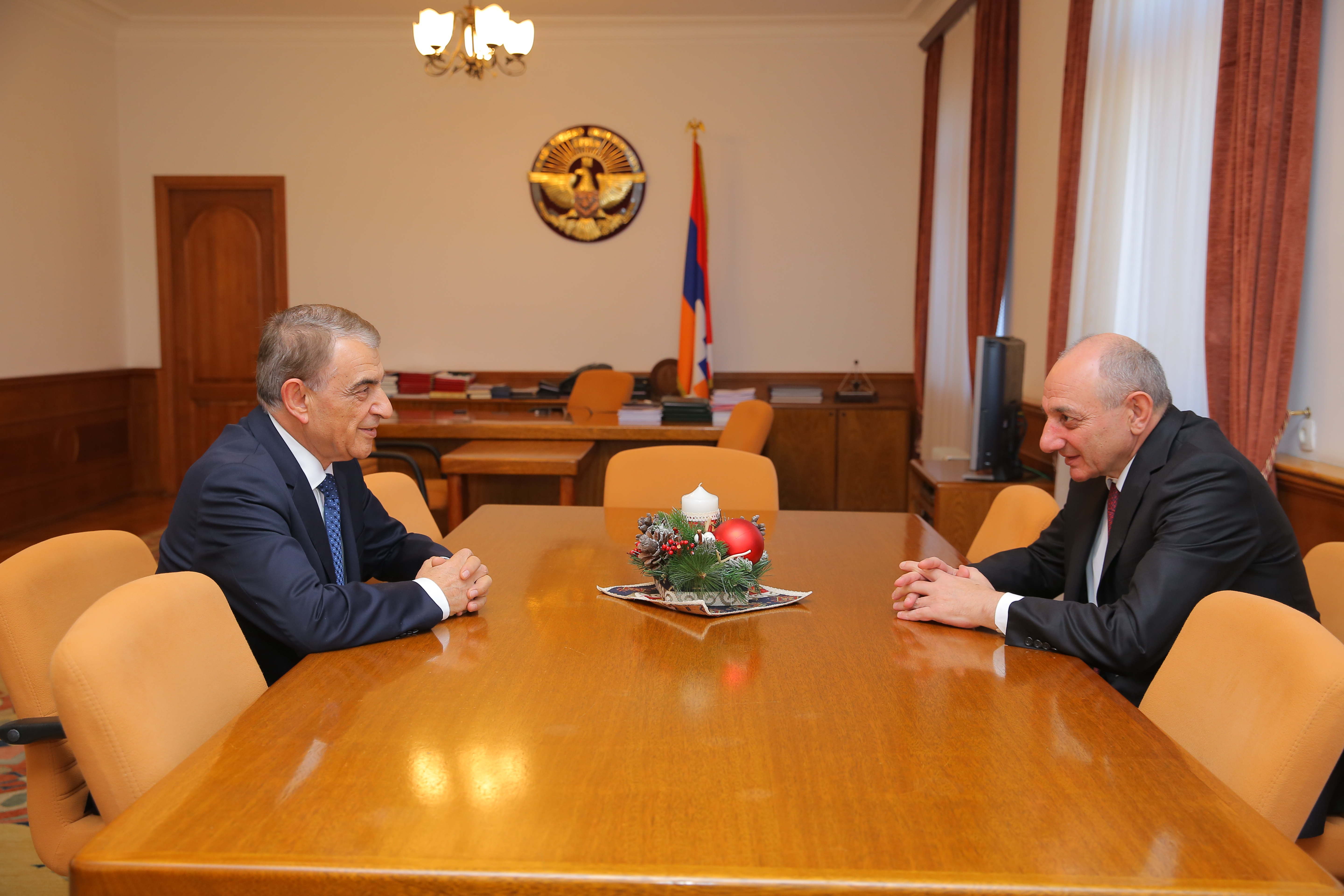 Bako Sahakyan received chairman of the National Assembly of the Republic of Armenia Ara Babloyan