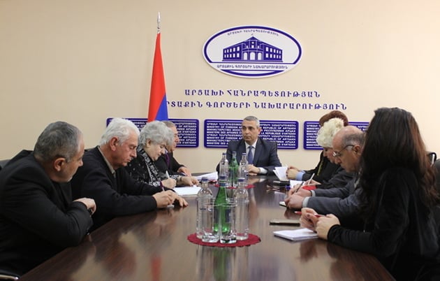 Meeting of the Foreign Minister of Artsakh with Representatives of Public Organizations