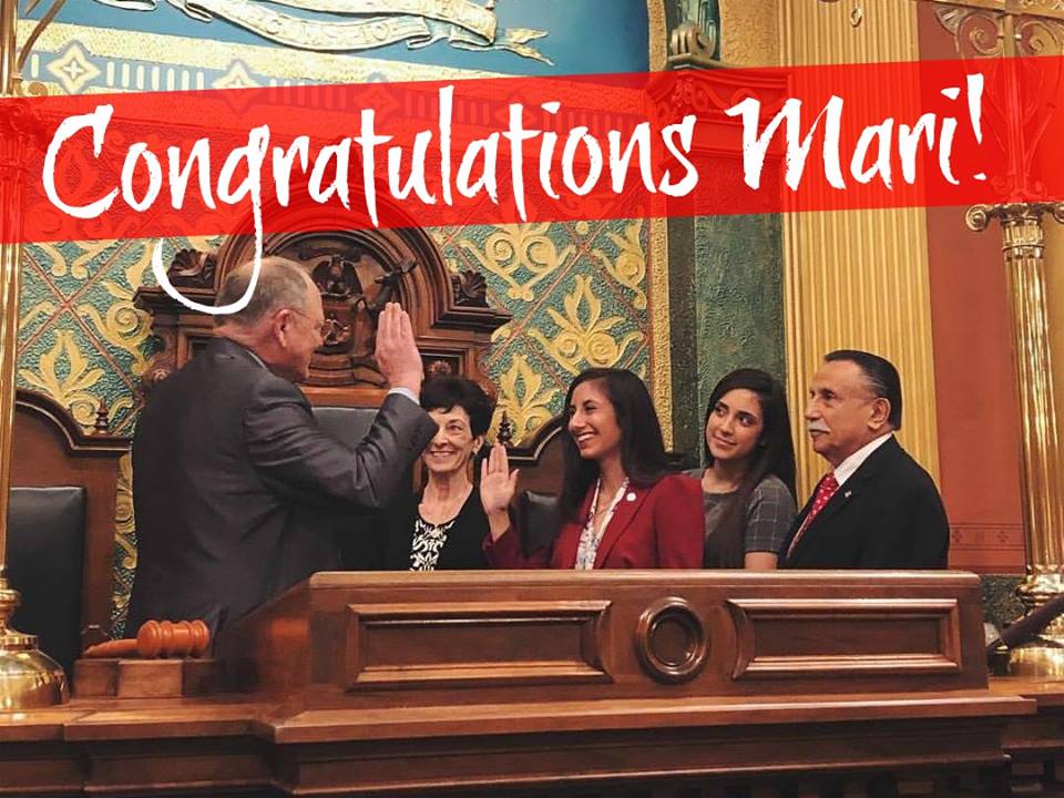 ANCA-Endorsed Rep. Mari Manoogian Sworn into Michigan’s State Legislature
