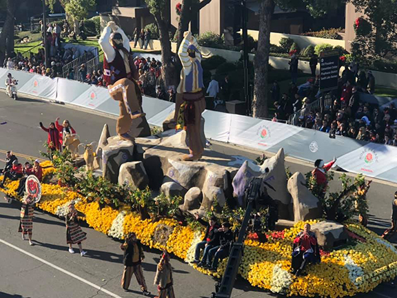 Armenian-Themed Float Once Again Part of the Tournament of Roses Parade