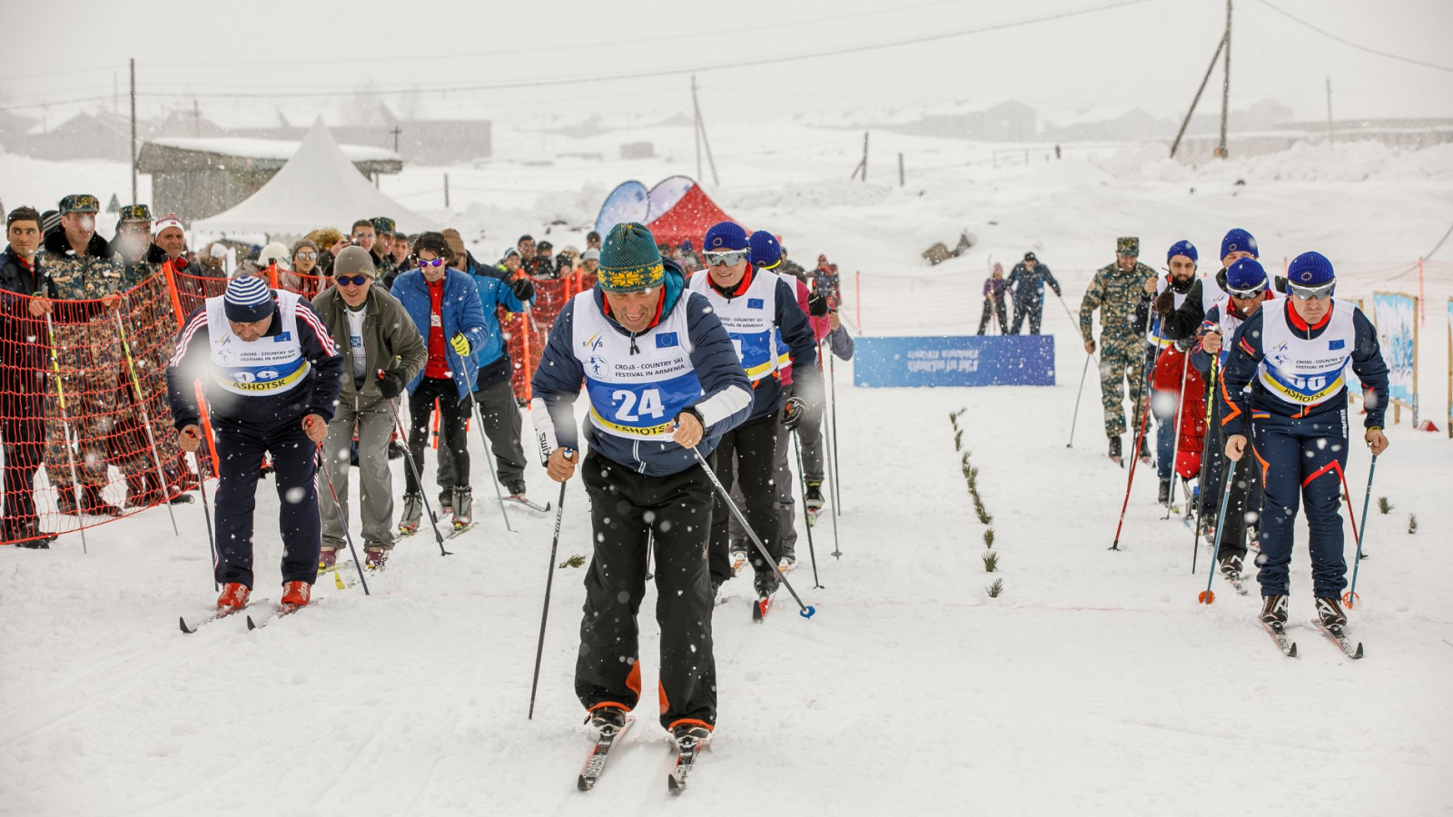 Armenia: EU Delegation organises cross-country mass ski races in Shirak region