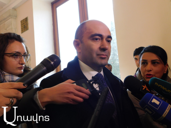 ‘We will not make backstage decisions’: Marukyan criticizes continuation of Republican Party traditions
