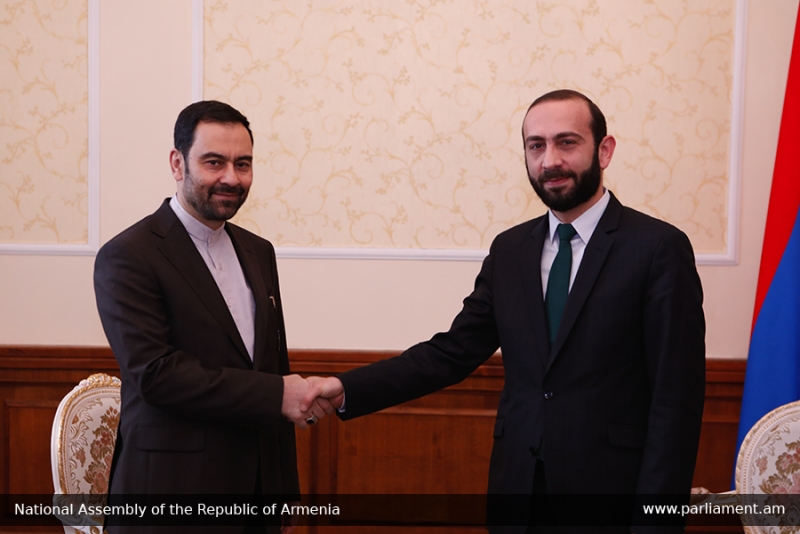 Ararat Mirzoyan Receives Ambassador of Islamic Republic of Iran to Armenia