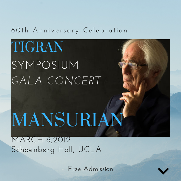 Tigran Mansurian: A Symposium and Concert Celebrating his 80th Anniversary