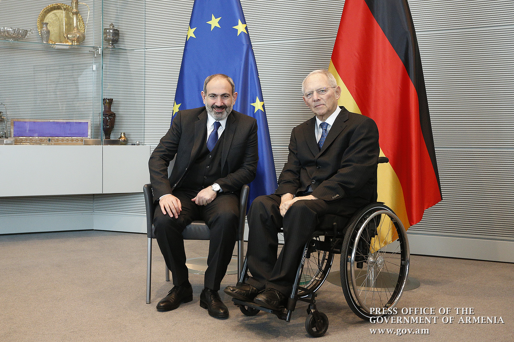 Armenian PM, Bundestag President discuss expansion of inter-parliamentary ties