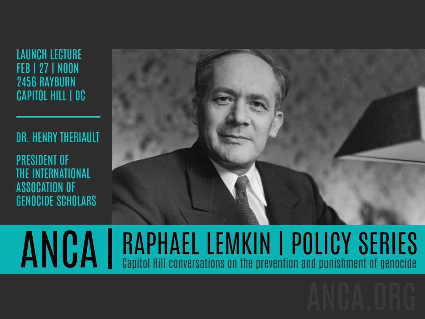 ANCA Launches Raphael Lemkin Policy Series on Genocide