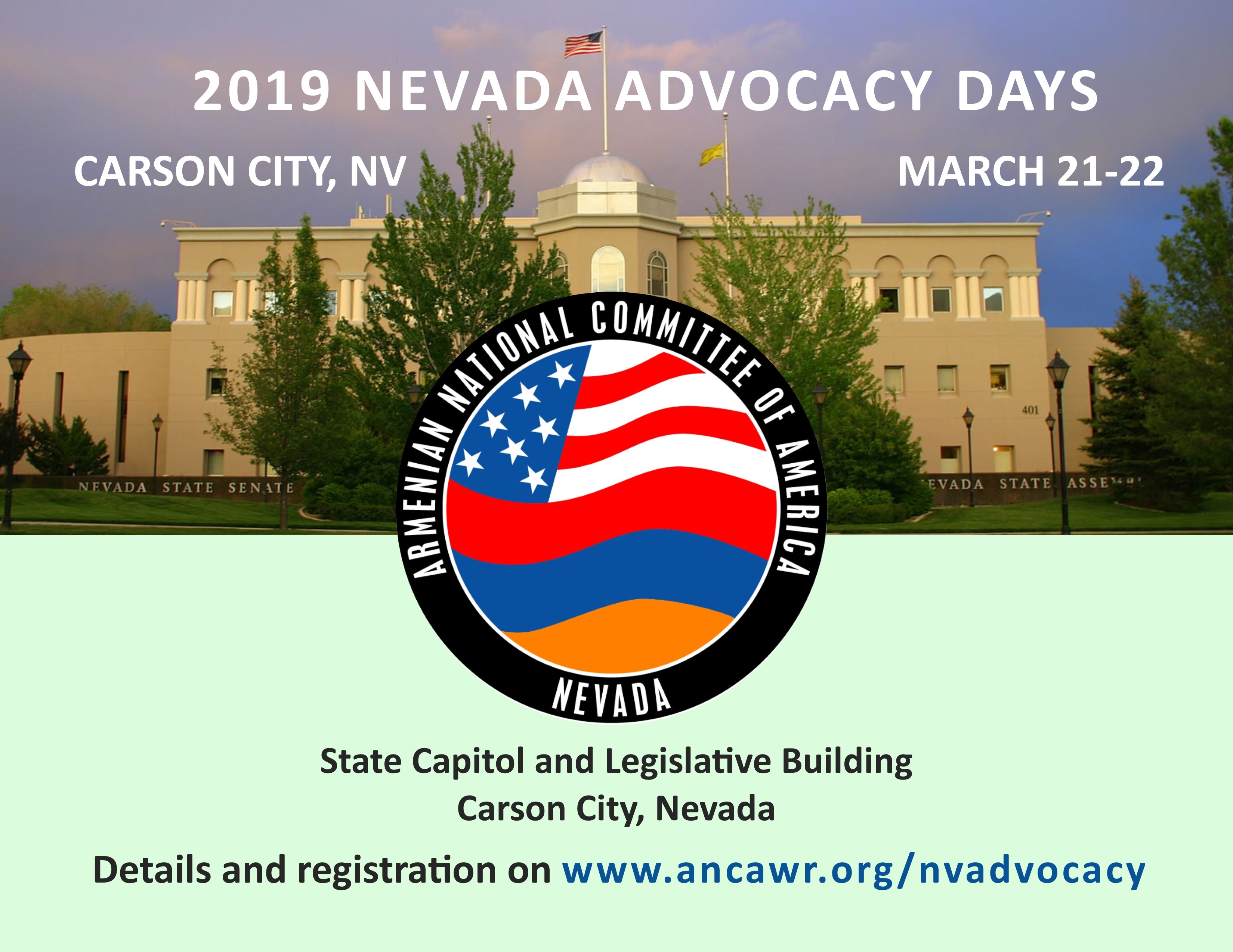 ANCA-WR and ANCA-Nevada Announce March 21-22 Advocacy Days