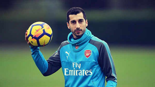 Arsenal's Henrikh Mkhitaryan